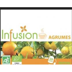 Boite d'infusion bio agrume et fruit de la passion